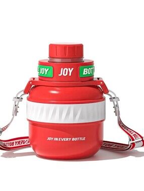 NEW! Kids Bottle Joy Stainless Steel Reusable Water Bottle, 16 fl oz, BPA Free